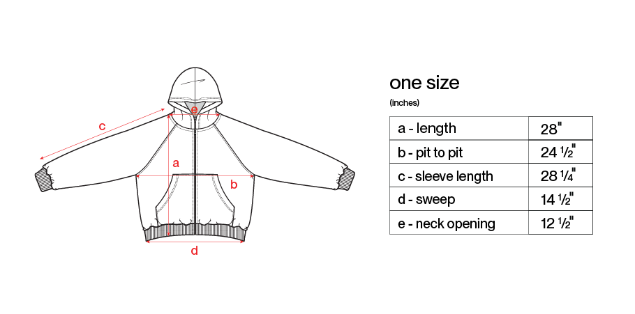 Garment Size & Dimensions