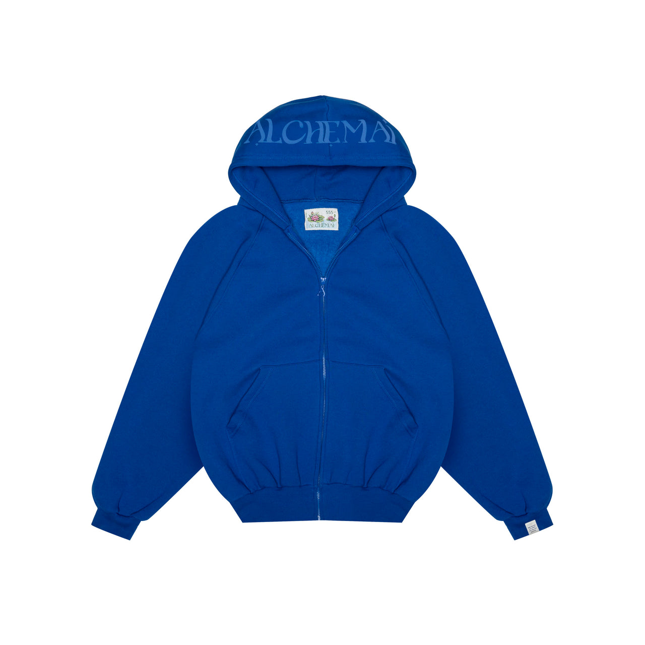 your fear of looking stupid is holding you back one-size zip-up blue